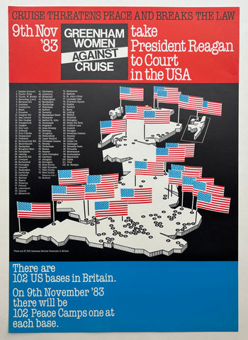 Link to  Greenham Women Against Cruise Poster ✓Great Britain, 1983  Product