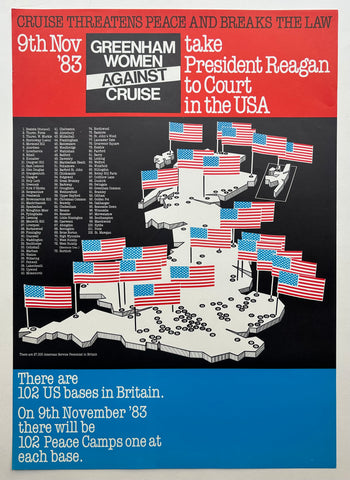 Link to Greenham Women Against Cruise Poster ✓Great Britain, 1983 Product