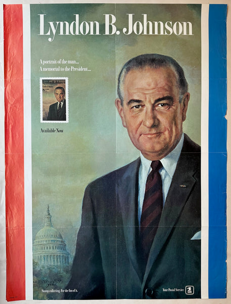 Lyndon B. Johnson Stamp Poster – Poster Museum