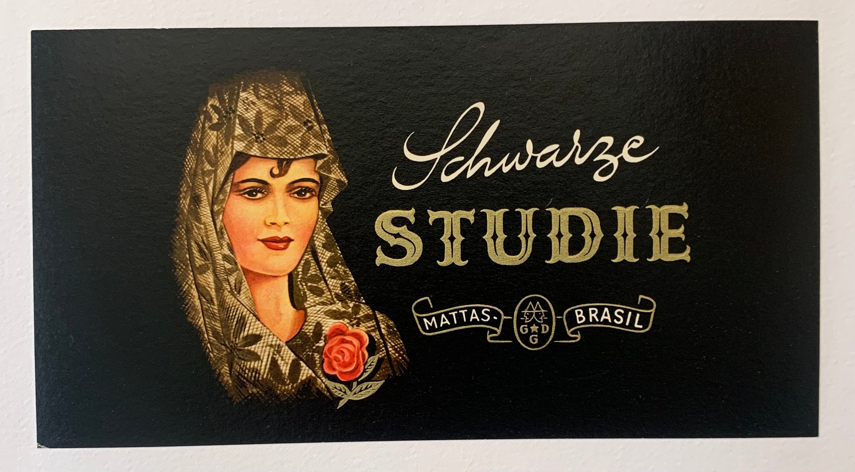 Schwarze Studie Poster