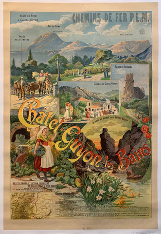 Link to  Chatel Guyon les Bains Poster ✓France, 1898  Product
