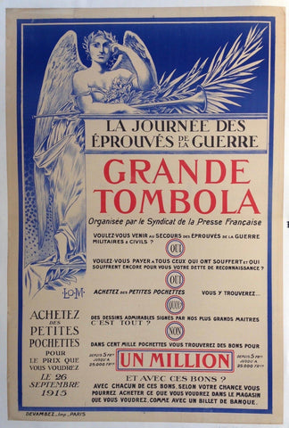 Link to La Journee des Eprouves de la Guerre -- Grande Tombola1915 Product