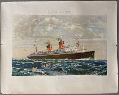 Link to  Ile de France PosterFrance, c. 1965  Product
