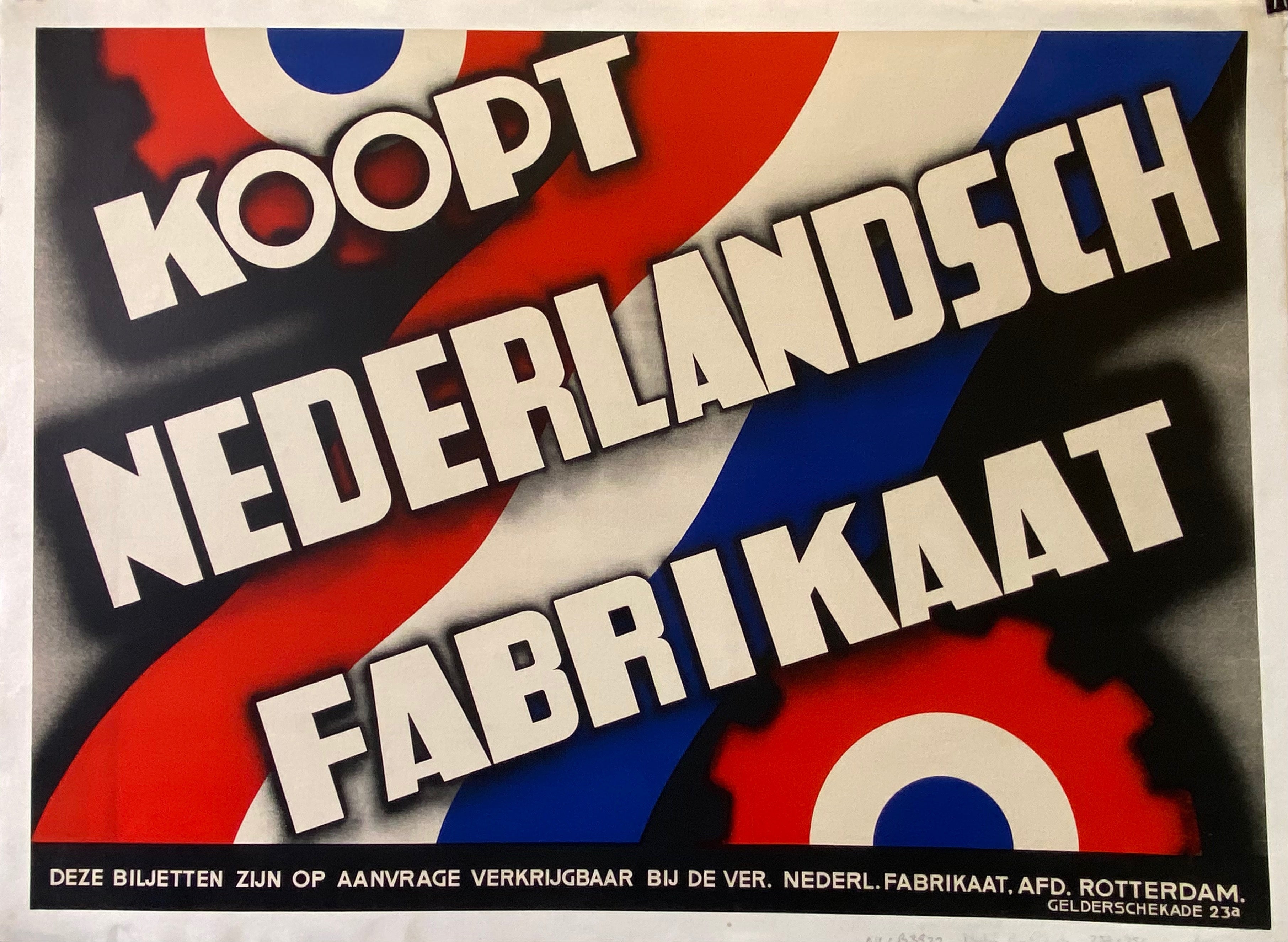 Poster for Dutch manufacturing