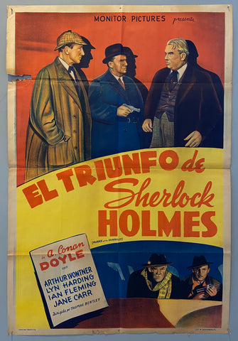Link to El Triunfo de Sherlock Holmes -- The Triumph of Sherlock HolmesArgentinian Film, 1935 Product