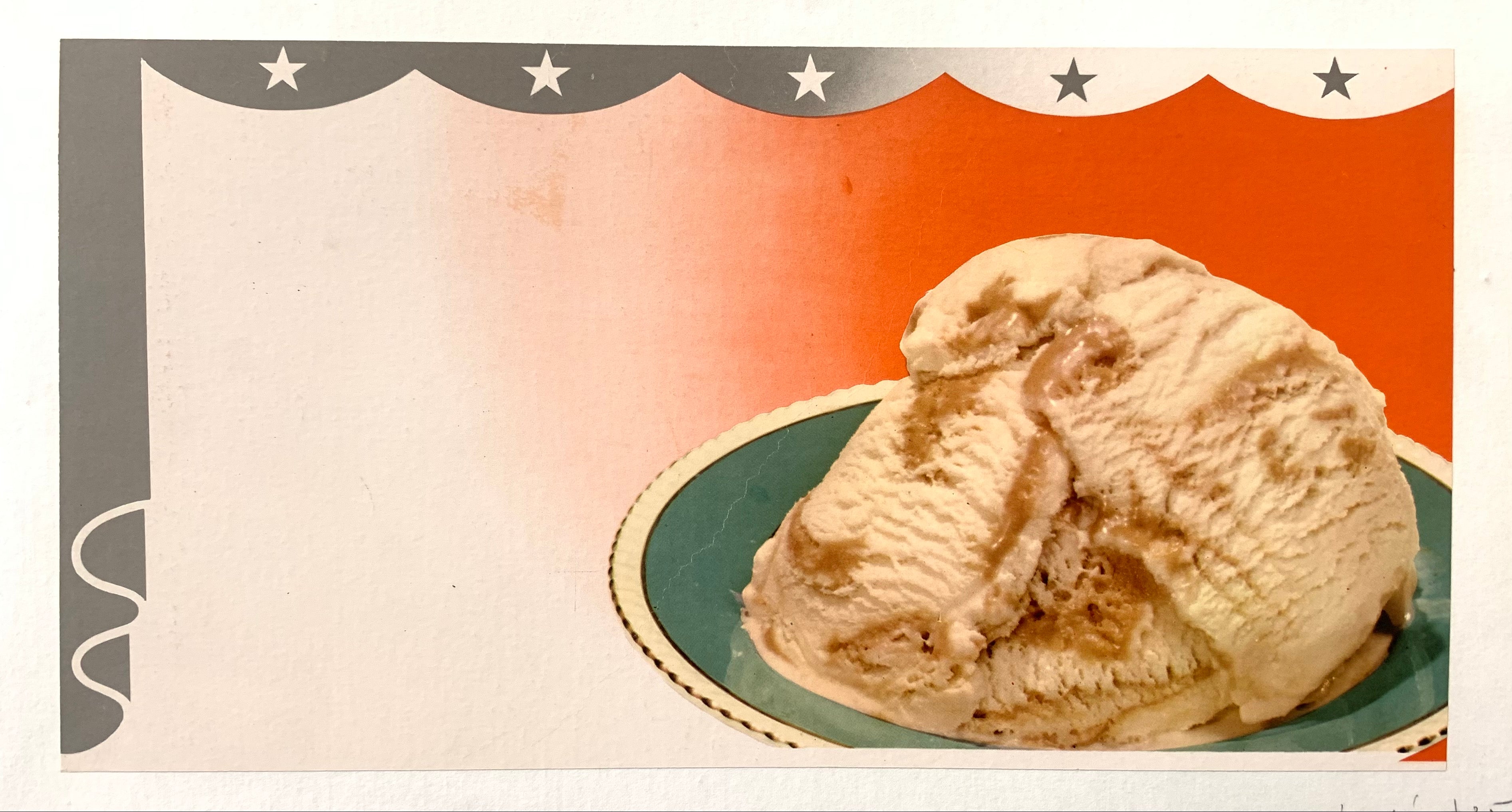 Caramel Swirl Ice Cream Poster