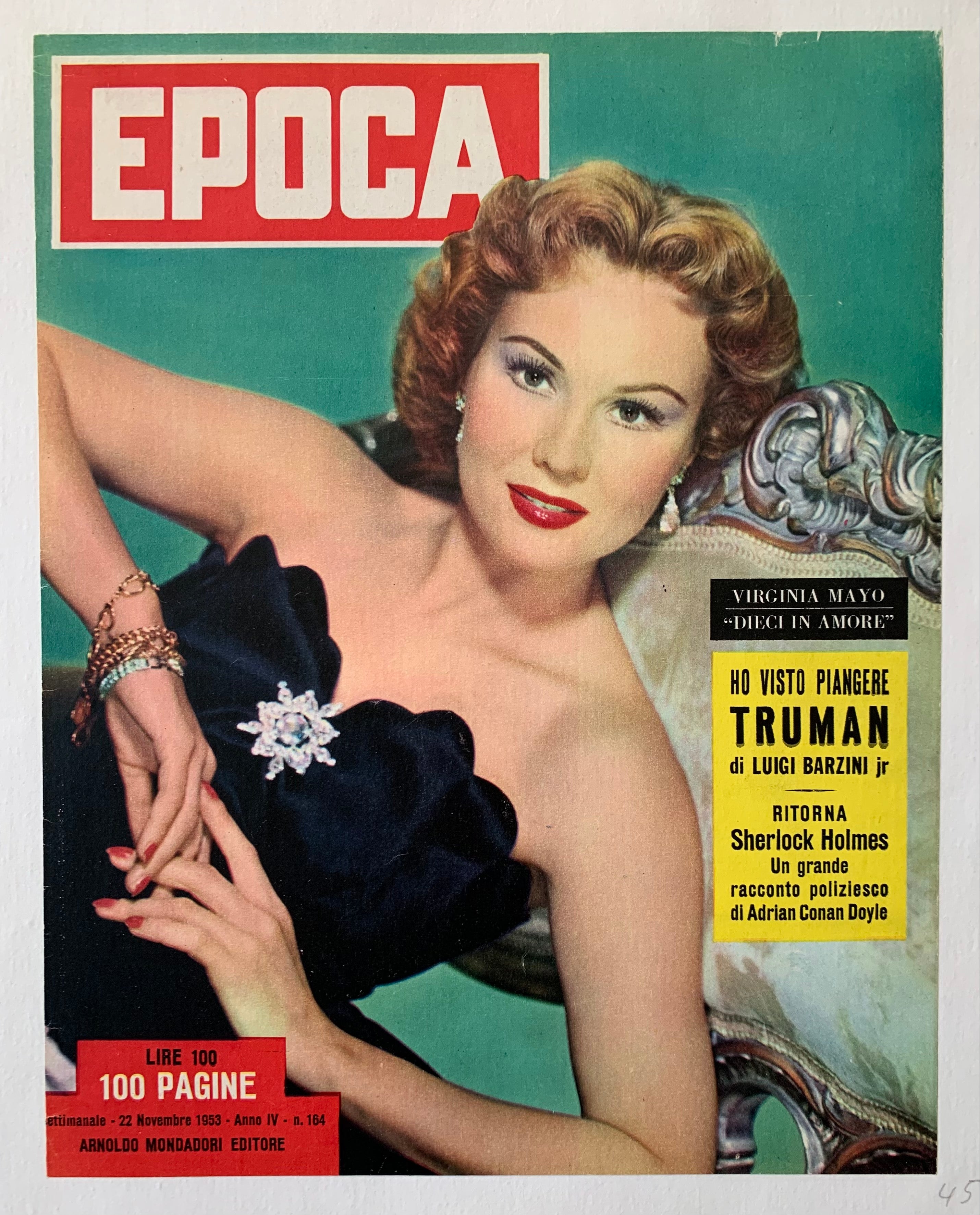 Epoca Magazine November 1953 Poster