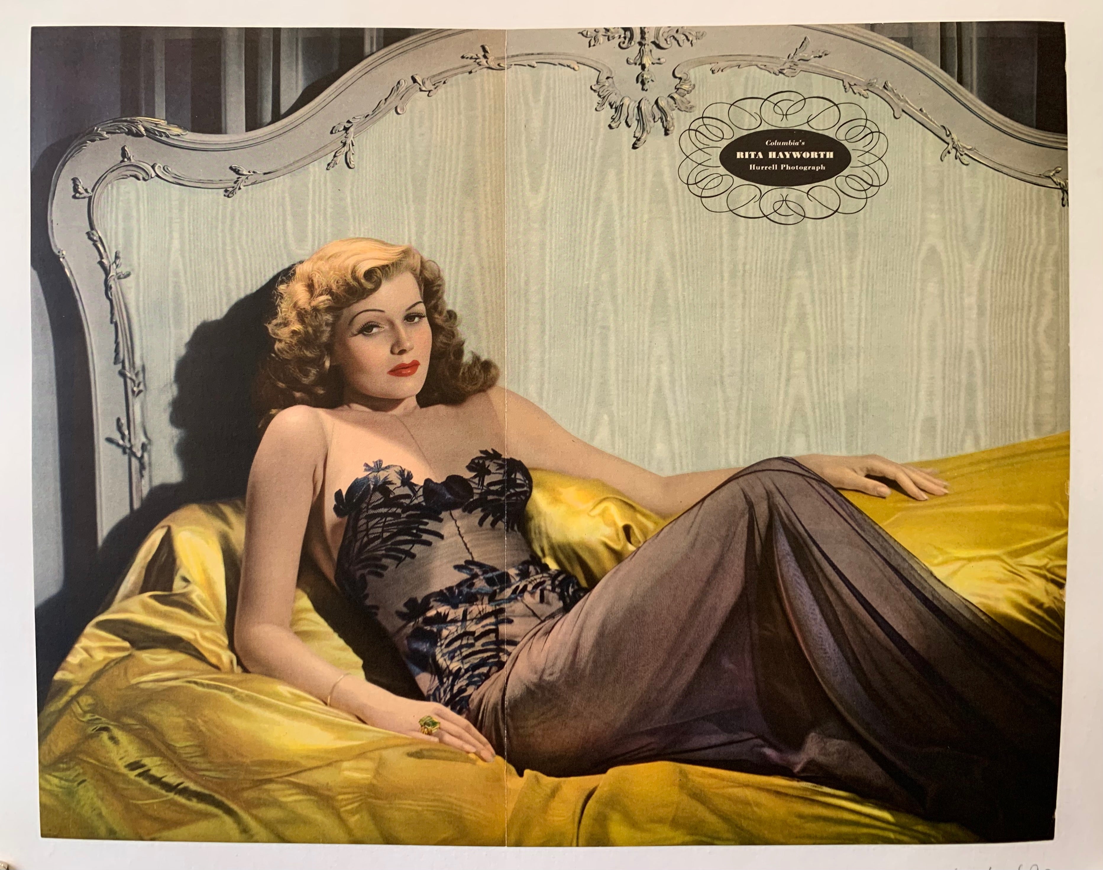 Rita Hayworth Esquire Print
