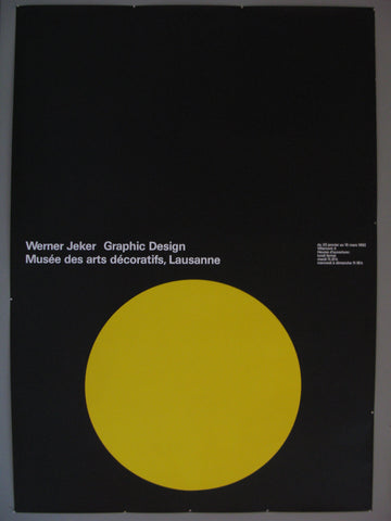 Link to  Werner Jeker Swiss PosterSwitzerland, 1992  Product