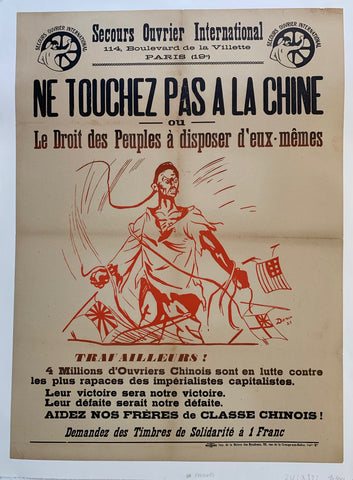 Link to  Ne Touchez pas a la Chine - Le Droit des Peuples a disposer d;eux - memesFrance, 1925  Product