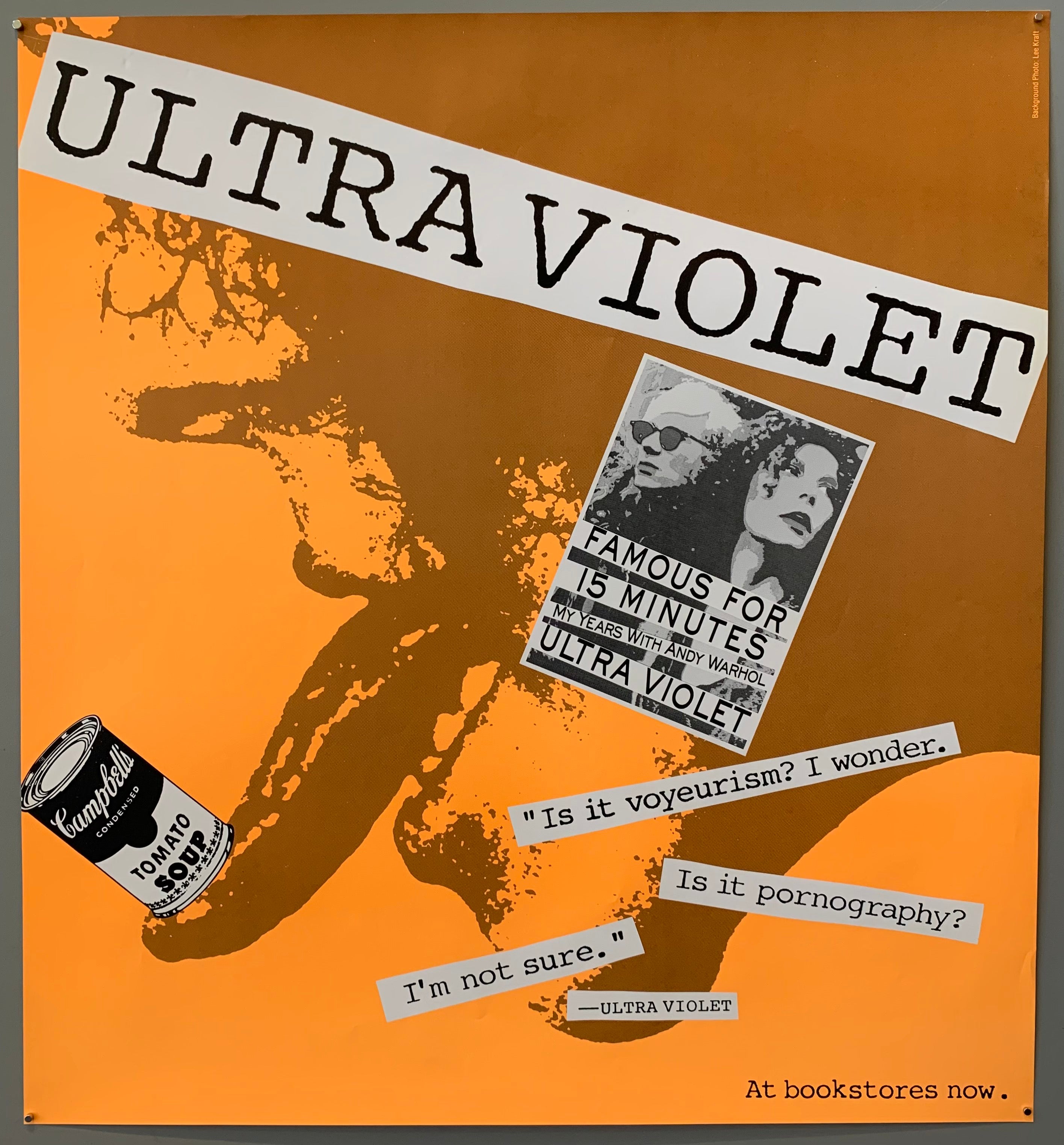 Orange Ultra Violet Andy Warhol Poster