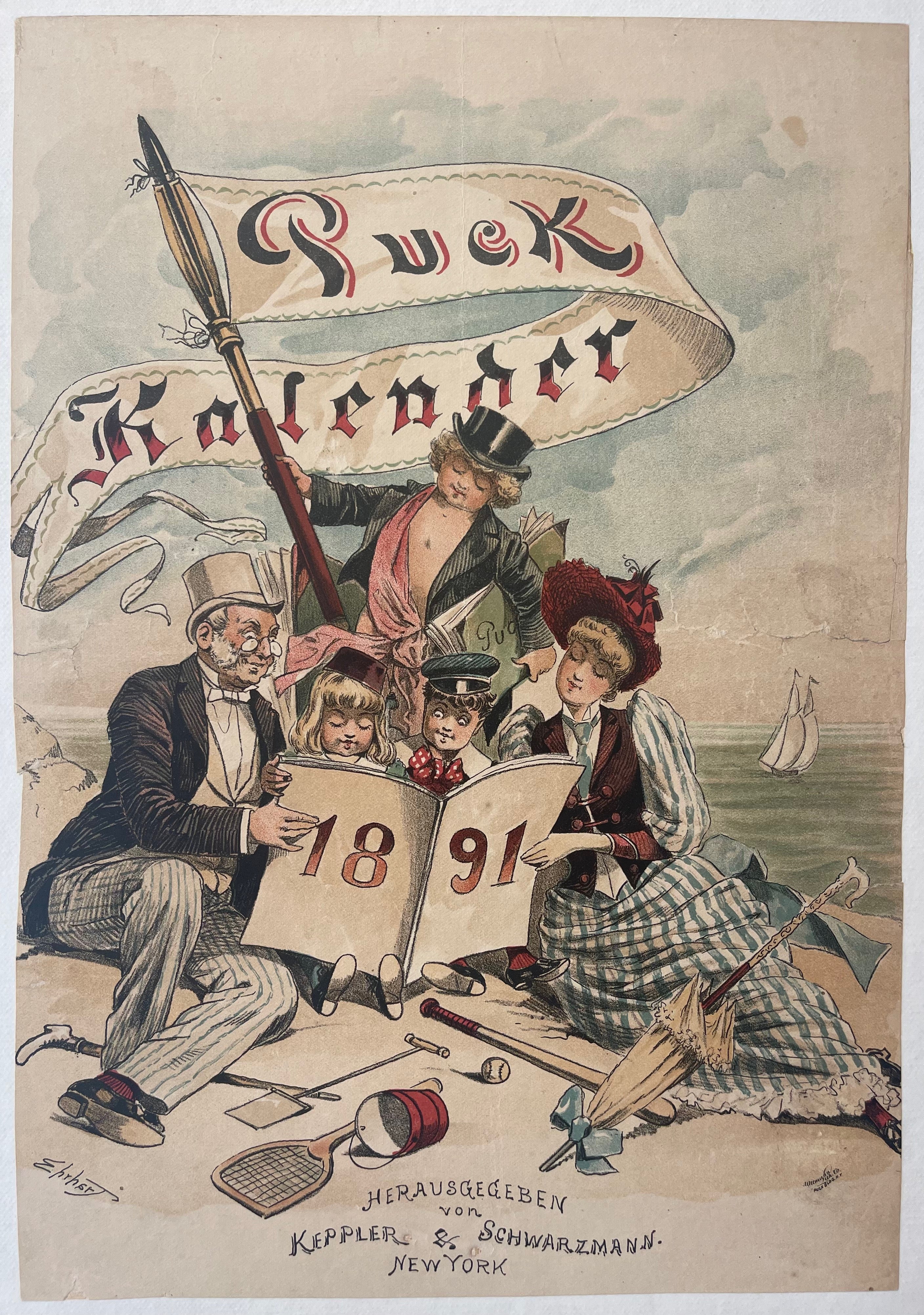 Puck Kalender Poster Poster Museum