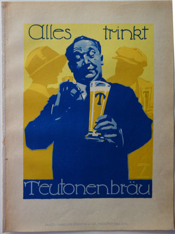 Link to  Alles trinkt TeutonenbrauGermany c. 1926  Product