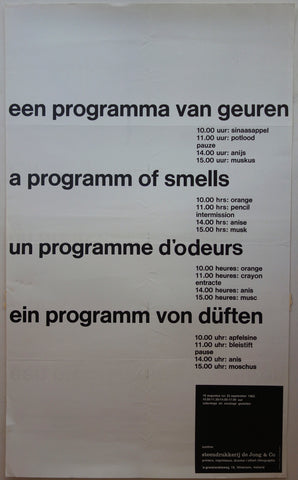 Link to  A Programm of SmellsNetherlands, 1965  Product