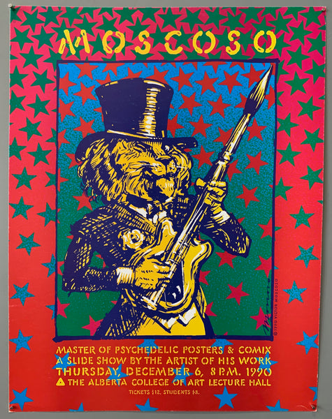 Victor Moscoso Art Exhibition Poster – Poster Museum