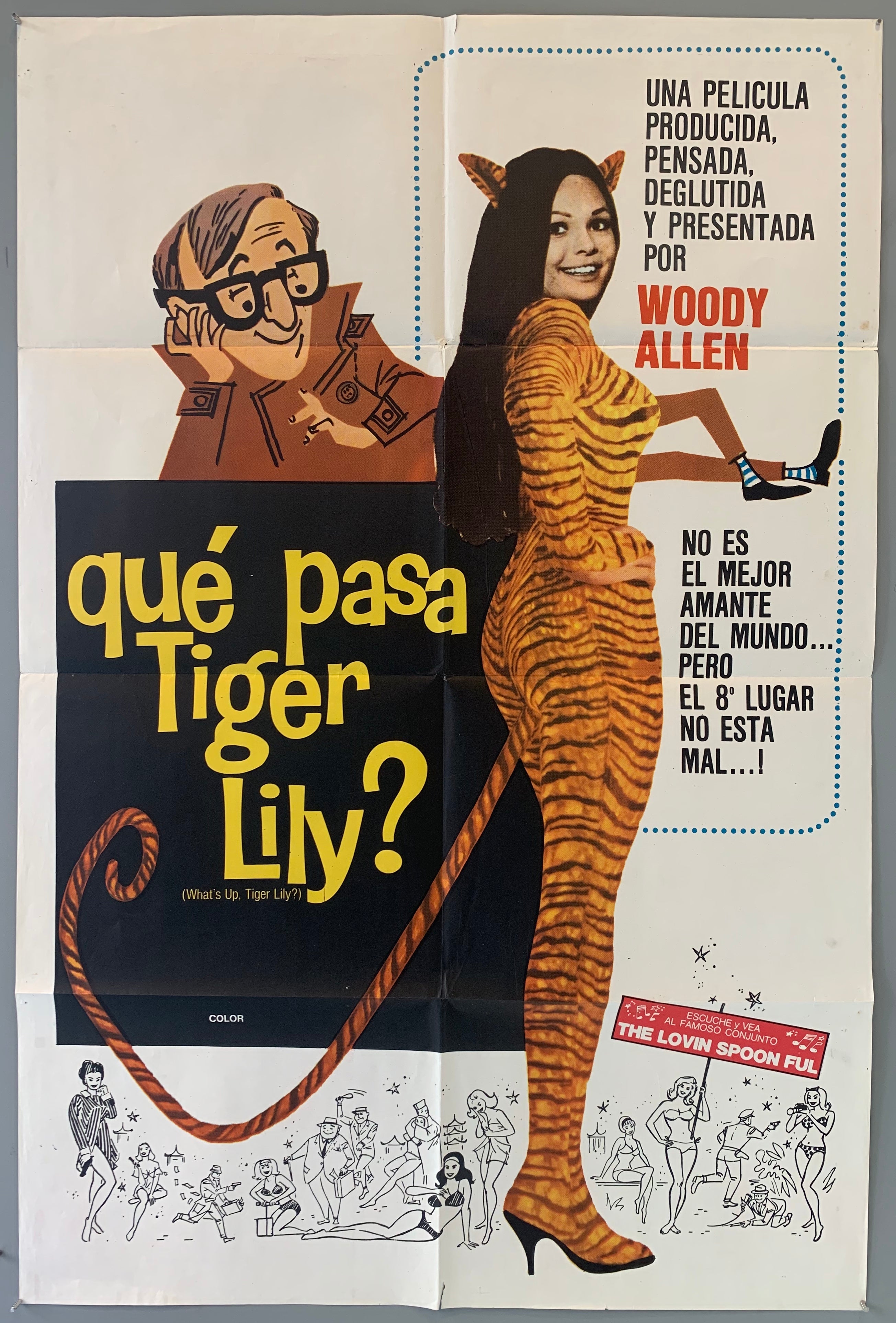 tiger lily woody allen Qué pasa Tiger Lily ? – Poster Museum