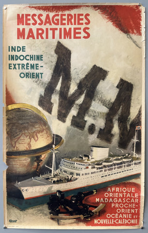 Link to &nbsp;Messageries Maritimes IndeFrance, c. 1950 &nbsp;Product