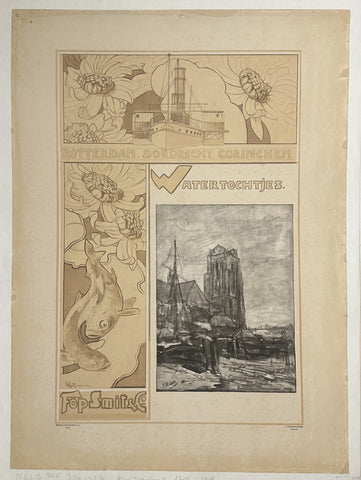 Link to  Rotterdam, Dordrecht, Gorinchem, WatertochtjesNetherlands, c. 1900s  Product