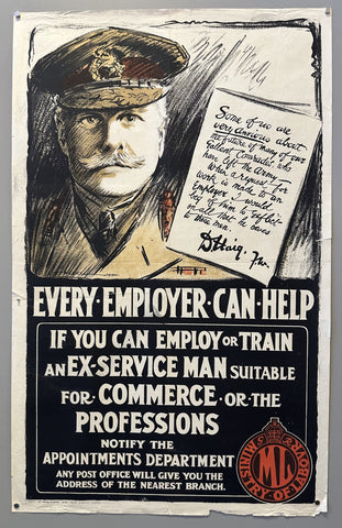 Link to  Every Employer Can Help PosterEngland, 1919  Product