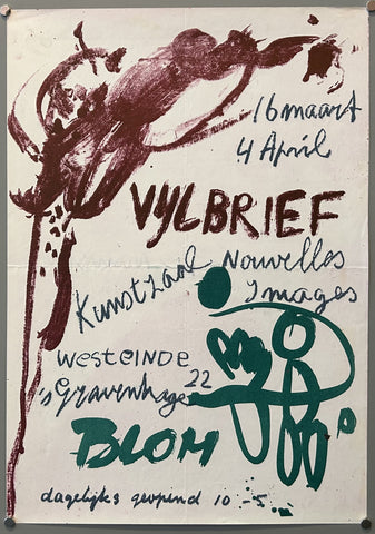 Link to  Vijlbrief Blom PosterNetherlands, 1963  Product