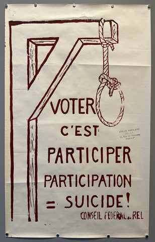 Link to  Participation = Suicide!France, 1968  Product