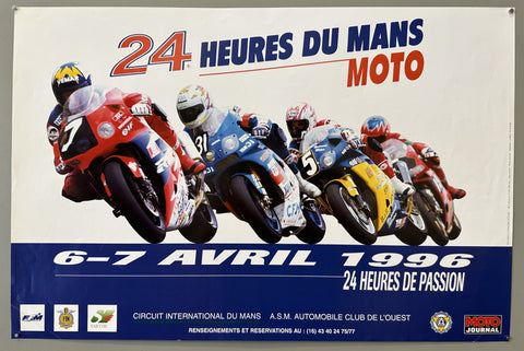 Link to  24 Heures du Mans Moto 1996 Poster #2France, 1996  Product