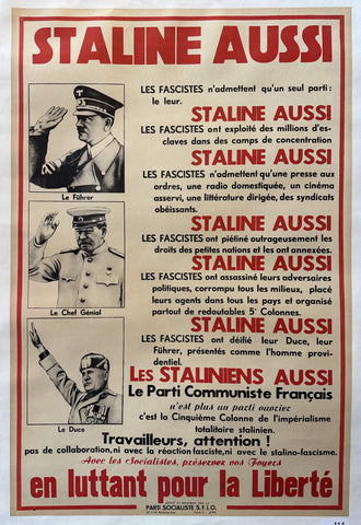 Link to  Stalin AussiFrance C. 1940  Product