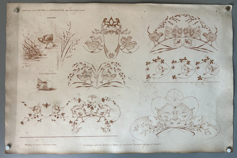 Link to  Application de la Faune & Decoration: PoussinsFrance, 1909  Product