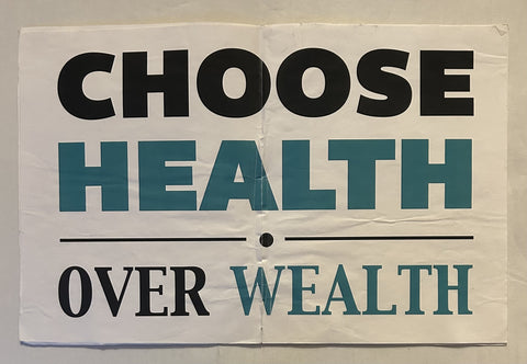 Link to  Choose Health Over Wealth (2017 Women's March)USA, 2017  Product