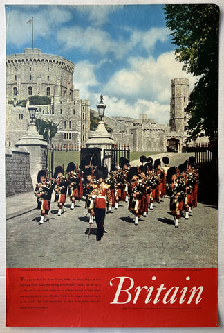 Link to  Windsor Castle, Berkshire Britain PosterEngland, c. 1960s  Product
