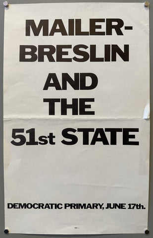 Link to  Mailer-Breslin and the 51st StateUnited States, 1969  Product