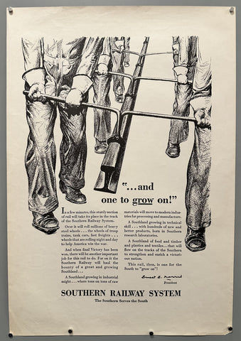Link to &nbsp;...And one to grow on! Southern Railway SystemUSA, c. 1940s &nbsp;Product