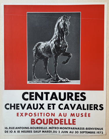 Centaures Chevaux et Cavaliers Poster