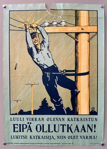 Luuli virran olevan katkaistun eipä ollutkaan! Lukitse katkaisija, niin olet varma!