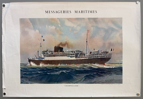 Link to &nbsp;Messageries Maritimes - ChampollionFrance, c.1952's &nbsp;Product