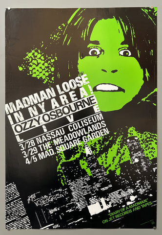 Link to  Madman Loose in NY Area! Ozzy Osbourne LiveUSA, 1982  Product