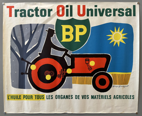 Tractor Oil Universal BP Poster