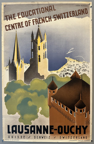Link to &nbsp;Lausanne-Ouchy HirzelSwitzerland, c. 1940s &nbsp;Product
