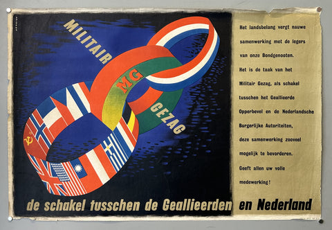 Link to  De Schakel Tusschen de Geallieerden en NederlandNetherlands, c. 1945  Product