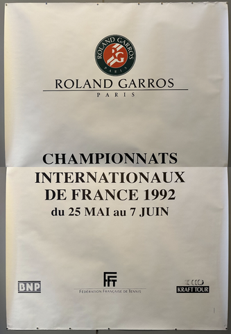 Roland Garros Championnats 1992