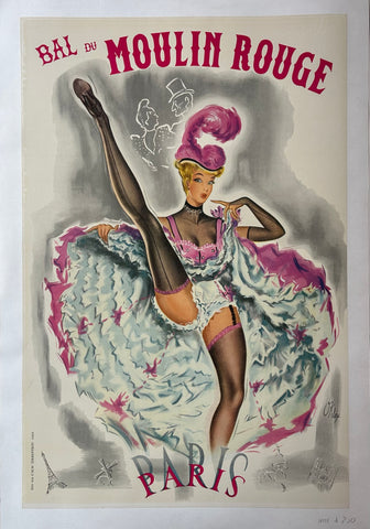 Link to  Bal du Moulin Rouge Poster ✓France, 1956  Product