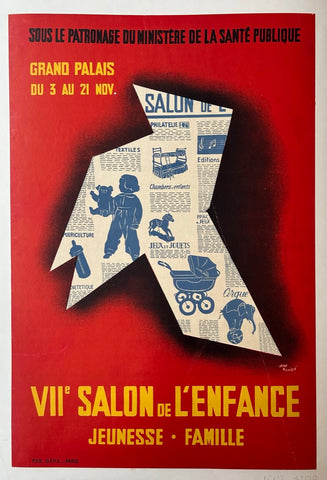 Link to  VIIe Salon de L'enfance / Jeunesse Famille ✓France, C. 1950  Product