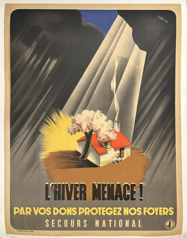 Link to  L'Hiver Menace! Par Vos Dons Protégez Nos FoyersFrance, 1941  Product