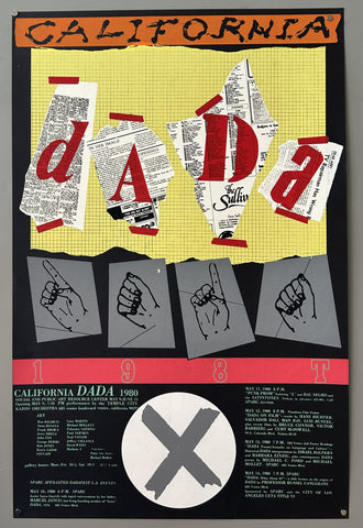 California Dada 1980 Poster