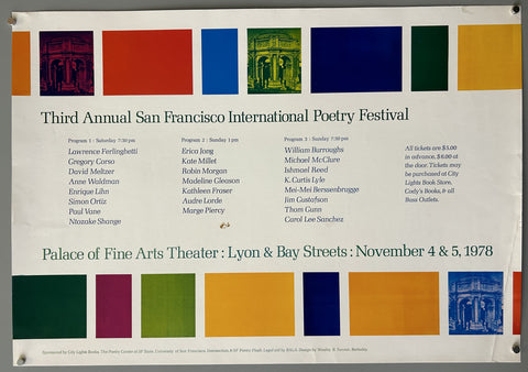 Link to  Third Annual San Francisco International Poetry FestivalU.S.A,1978  Product