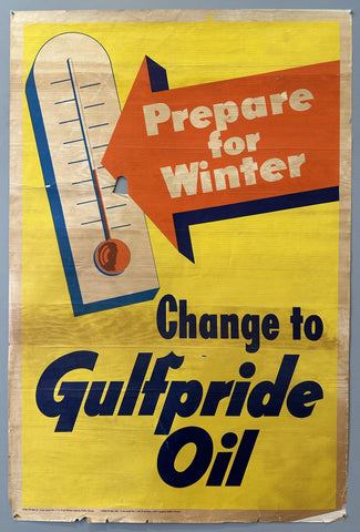 Gulfpride Oil Poster