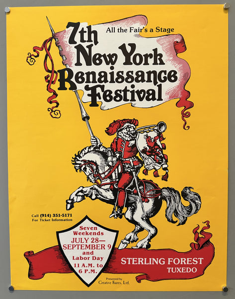 7th New York Renaissance Festival – Poster Museum