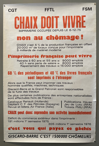 Chaix Doit Vivre