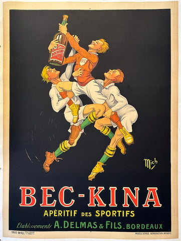 Link to  Bec-Kina Apéritif des SportifsFrench Poster, 1920s  Product