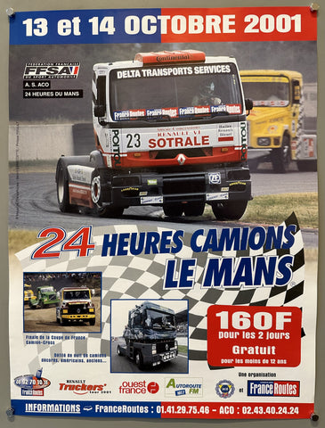 Link to  24 Heures Camions Le Mans 2001 Poster #1France, 2001  Product